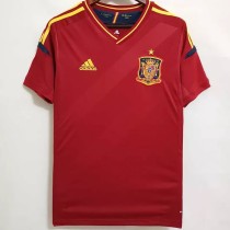 Retro Spain Home  1:1 Quality Soccer Jersey   2012