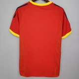 Retro Spain Home  1:1 Quality Soccer Jersey 2002
