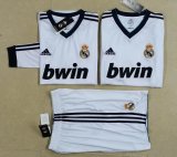 Retro Real Madrid Home Long Sleeve 1:1 Quality Soccer Jersey  2012-2013