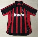 Retro AC Home  1:1 Quality Soccer Jersey  2006-2007