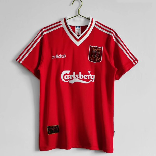 Retro  Liverpool Stadium home   1:1 Quality Soccer Jersey  1995-1996