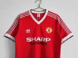 Retro 1983 Manchester United Home 1:1 Quality Soccer Jersey 