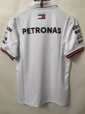 F1 Mercedes White Short Sleeve Racing Suit 2021