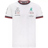 F1 Mercedes White Short Sleeve Racing Suit 2021