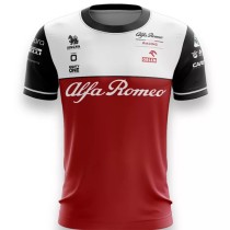 F1 Alfa Romeo Red Short Sleeve Racing Suit 2021