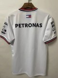 F1 Mercedes White Short Sleeve Racing Suit 2021