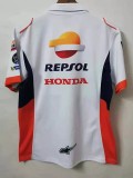 F1 HONDA  White Short Sleeve Racing Suit 2021