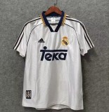 Retro  Real Madrid Home 1:1 Quality Soccer Jersey  1998-2000