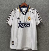 Retro  Real Madrid Home 1:1 Quality Soccer Jersey  1998-2000