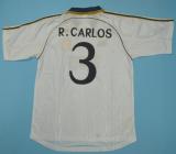 Retro  Real Madrid Home 1:1 Quality Soccer Jersey  1998-2000
