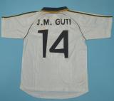 Retro  Real Madrid Home 1:1 Quality Soccer Jersey  1998-2000