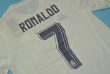 Retro Real madrid Home  1:1 Quality Soccer Jersey    2015-2016