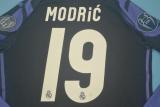 Retro Real Madrid away Black Sleeve  1:1 Quality Soccer Jersey    2016-2017