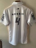 F1 Formula One Mclaren White Short Sleeve Racing Suit(迈凯轮) 2021