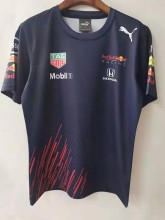 F1 Formula One Red Bull Cyan Short Sleeve Racing Suit(圆领) 2021