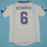 Retro Real Madrid Home 1:1 Quality Soccer Jersey    1997-1998