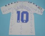 Retro Real Madrid White  1:1 Quality Soccer Jersey    1994-1996