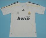 Retro Real Madrid Home  1:1 Quality Soccer Jersey    2009-2010