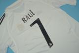 Retro Real Madrid Home 1:1 Quality Soccer Jersey  2005-2006