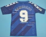 Retro Real Madrid Away Blue  1:1 Quality Soccer Jersey    1994 1995 1996