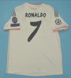 Retro  Real Madrid Home 1:1 Quality Soccer Jersey  2013-2014