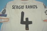 Retro  Real Madrid Home 1:1 Quality Soccer Jersey  2013-2014