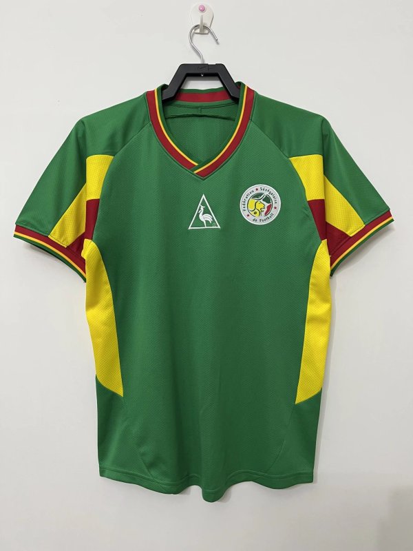 Retro Senegal Away Fans 1:1 Quality Soccer Jersey  2002