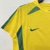 Retro Brazil Home  1:1 Quality Soccer Jersey 2002  (S-4XL)