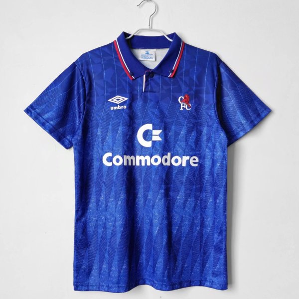 Retro  Chelsea Home 1:1 Quality Soccer Jersey  1989-1991