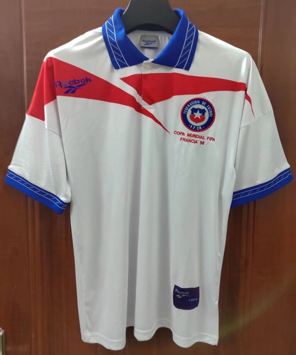 Retro Chile Away Fans 1:1 Quality Soccer Jersey    1998