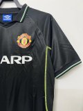 Retro  Manchester United 2RD  Away 1:1 Quality Soccer Jersey  1998