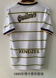 Retro Boca Juniors White  Fans 1:1 Quality Soccer Jersey  1999
