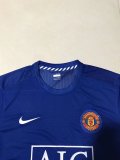 Retro  Manchester United Third Away Long Sleeve 1:1 Quality Soccer Jersey  2008-2009