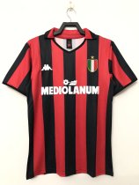 Retro Ac Home 1:1 Quality Soccer Jersey   1988-1989