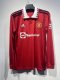 Manchester United Home Long Sleeve   Fans 1:1 Quality Soccer Jersey    22-23