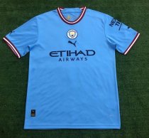 Manchester City Home   Fans   1:1 Quality Soccer Jersey    22-23