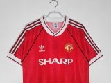 Retro  Manchester United Home  1:1 Quality Soccer Jersey  1991-1992