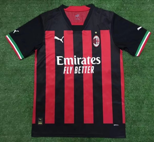 AC Milan Home Fans  1:1 Quality Soccer Jersey  22-23
