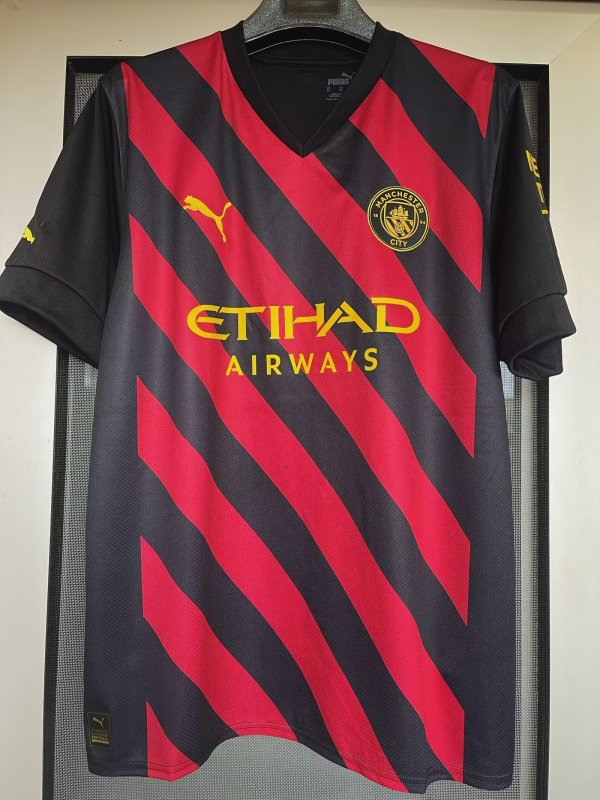 Manchester City  Away Fans   1:1 Quality Soccer Jersey    22-23