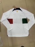 Portugal  Away Long Sleeve  Fans  1:1 Quality Soccer Jersey   22-23