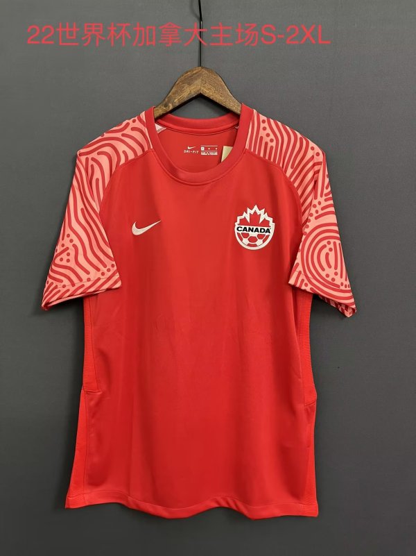 Canada Home Fans  1:1 Quality Soccer Jersey   22-23