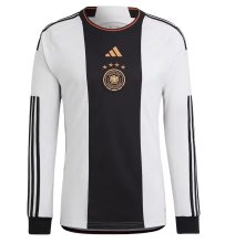 Germany Home Long  Sleeve Fans 1:1 Quality Soccer Jersey  22-23