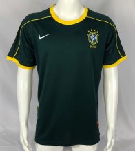 Retro Brazil goalkeeper   1:1 Quality Soccer Jersey  1998