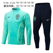 Brazil  Kids tracksuit  size 10-18  1：1  22-23