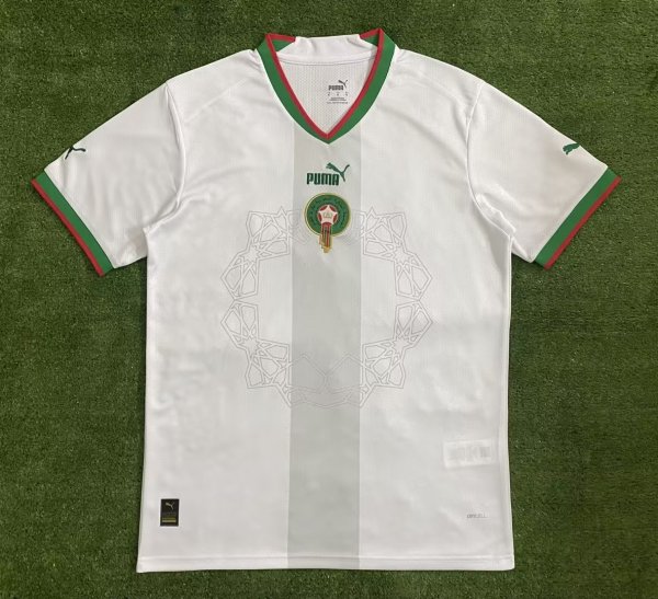 Morocco  Away   Fans  1:1 Quality Soccer Jersey  22-23