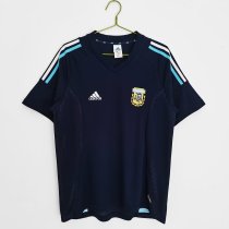 Retro Argentina Away  1:1 Quality Soccer Jersey  2002