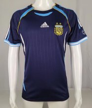 Retro Argentina Away  1:1 Quality Soccer Jersey  2006