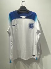England  Home  long Sleeve Fans 1:1 Quality Soccer Jersey  22-23