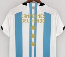 Argentina Home   Player  3 Stars  1:1 Quality Soccer Jersey  2022