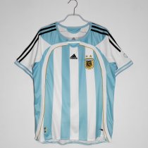 Retro Argentina Home  1:1 Quality Soccer Jersey  2006